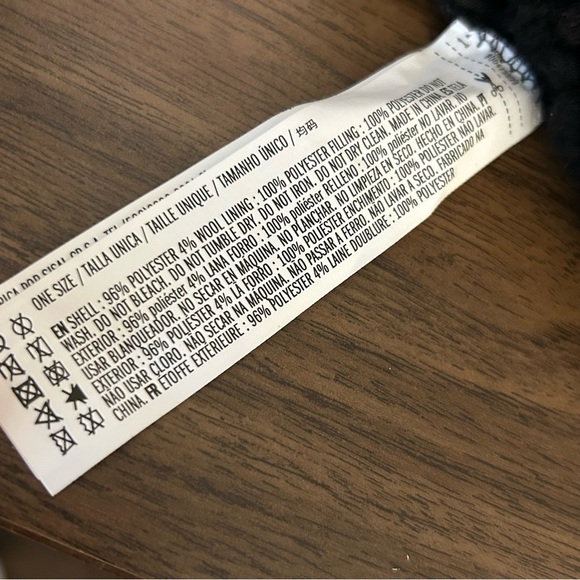 NWT Forever 21 Black Faux Shearling Shoulder Bag - Picture 4 of 5